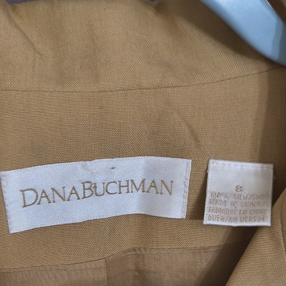 Dana Buchman Beige Short Sleeve Jacket - Picture 4 of 10